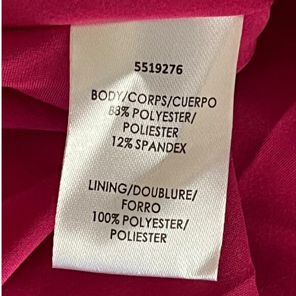 Kay Unger dress Rosemary midi pink size 8 - Picture 6 of 8